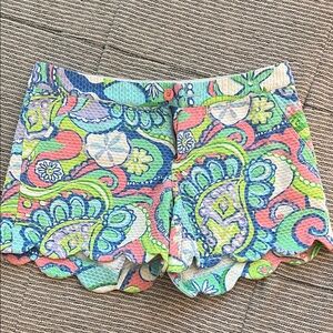 Lilly Pulitzer: Colorful Paisley Women Shorts